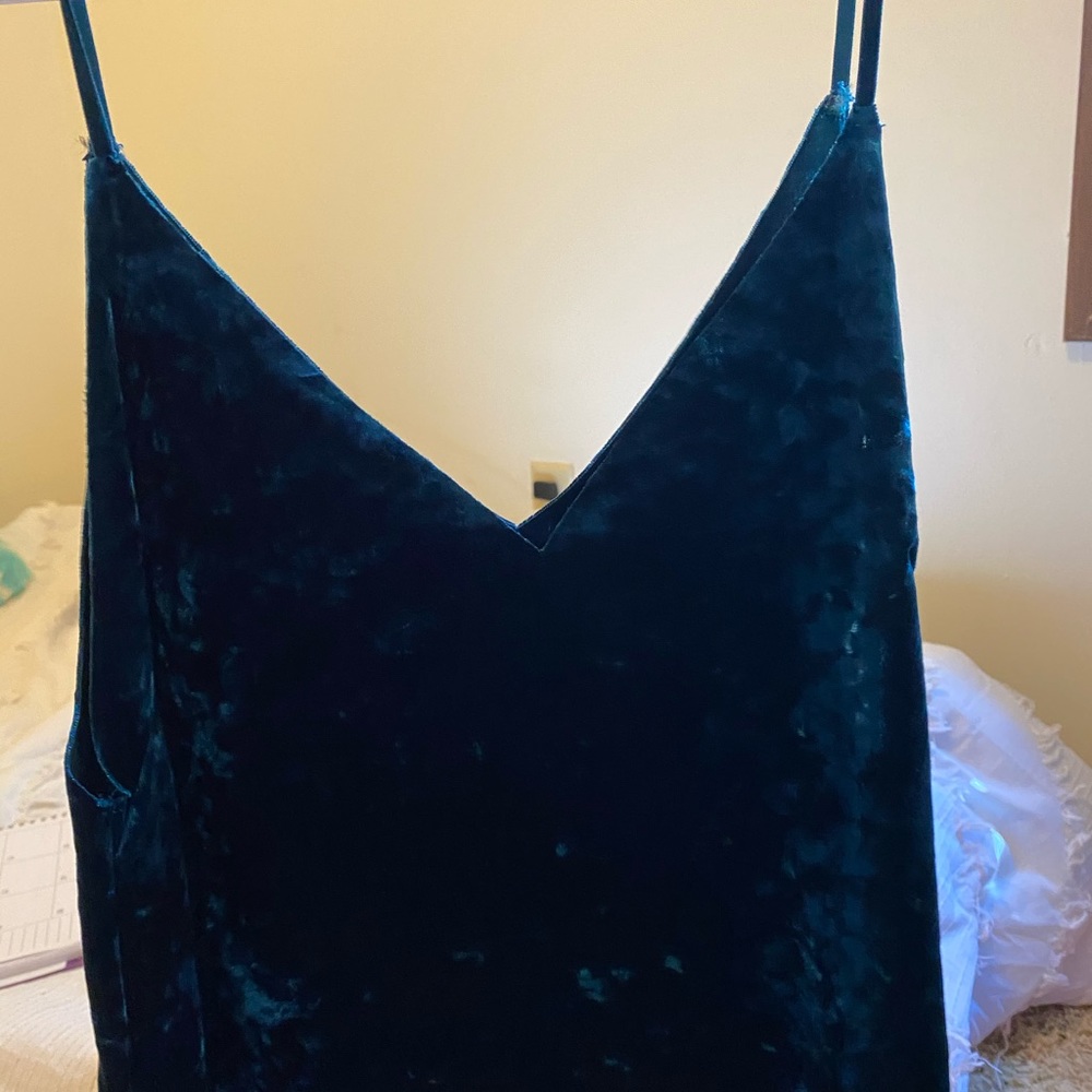 Blue tank top